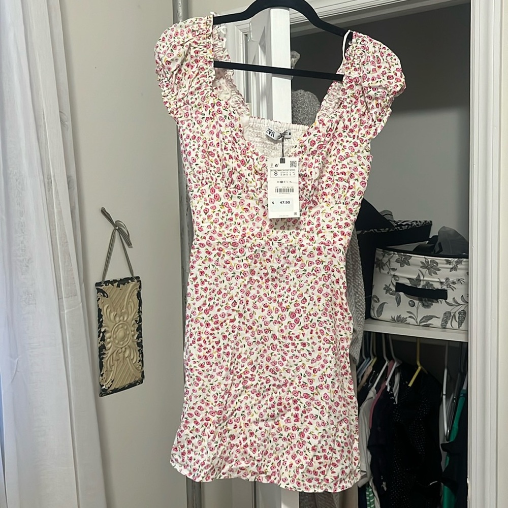 Zara floral dress